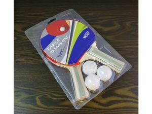 Ping-pong paddles + 3 balls SM-369