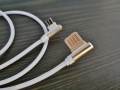 Micro-USB sude cable 100cm aluminum nylon (MB-13679)