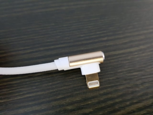 iPhone cable side 100cm aluminum nylon (MB-13680)