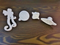 Cookie Plunger cutter set - Christmas Ornaments; 4pcs (MB-13866, EBB312P)