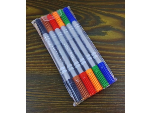 Double-sided markers 6pcs MJ11759