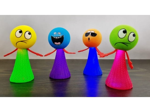 Sprung Elf Spielzeug - 2LED, 9Cms (ECG455J / MJ11154 )