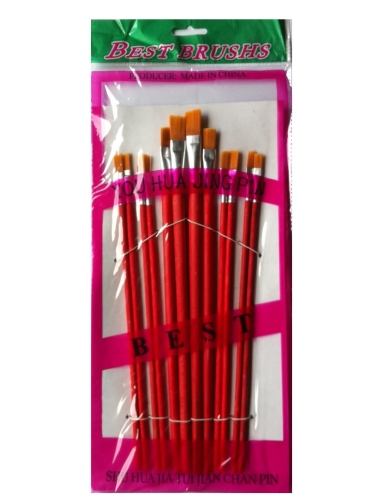 Set of large brushes 12 pieces