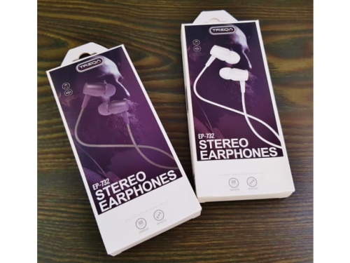 Ohrhörer mit AUX-Endung-TREQA - 1m Kabel (ZMJ19042404, EAM411S)