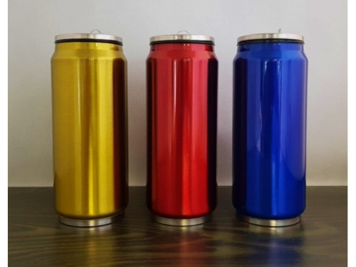 Thermosflasche Stahldose mit Trinkschnabel MB-13911