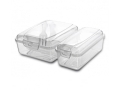 Double box lunch box with cutlery Titiz AP-9082