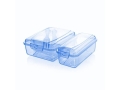 Double box lunch box with cutlery Titiz AP-9082