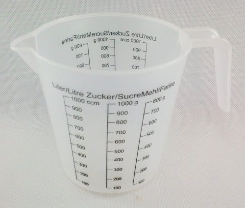 Plastic measuring cup 1000 ml