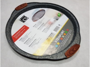 Round pizza tray 33cm marbled  SM-634