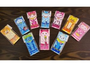 Folding comb with a mirror for children 9,5 / 18cm  Sm-652