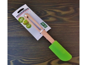Silicone spatula with wooden handle 26cm SM-670