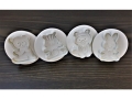 Cookies/Fondant Plunger Cutter Punch set - Animals; 4pcs/set (MB-14022, EBB286P)