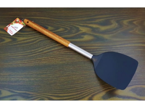 Teflon Spatula with Wooden Handle 34Cms  (EKW1106P, MB-13843)