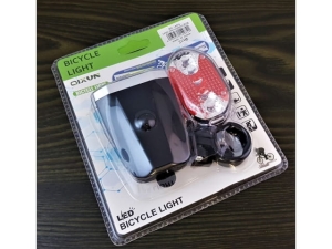 Bicycle Front & Rear Light; 3COB, 5LED  (MB-14074, EBM00027_6P)