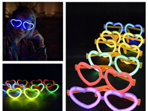 Heart light chemical glasses    MJ12042