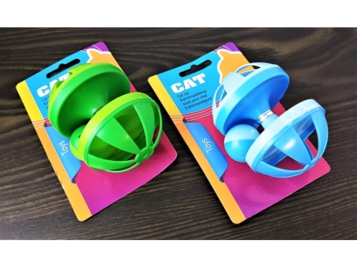 Cat toy roll with a ball 10x7cm   MB-14102