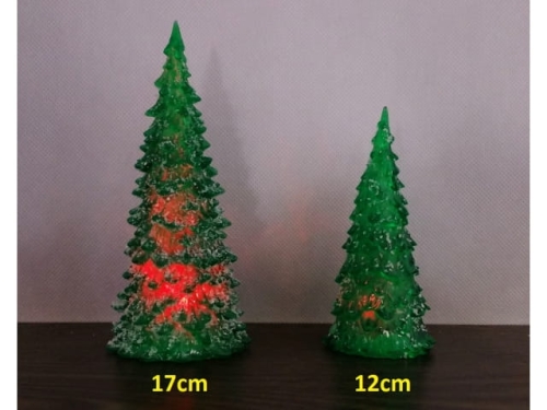 Acrylic LED christmas Tree, 17 cm   MJ8516