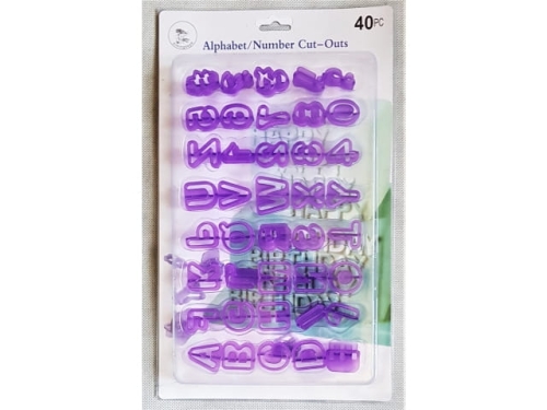 Fondant Cutters - 40Pc/set  (EBB628P, MB-14154)