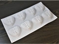 Chocolate Mould - Silicone; Hearts; 29*17*2cm, 100 gms (EBB214)