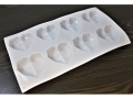 Chocolate Mould - Silicone; Hearts; 29*17*2cm, 100 gms (EBB214)