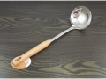 Ladle steel, wooden handle MB-8988