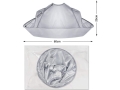 Cape cover hairdressing apron for clipping  (KQ0568)