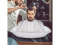 Cape cover hairdressing apron for clipping  (KQ0568)