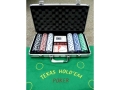 Poker 300pcs/set- Chips with Number Sticker; Green mat 60*90  (ESG758P)