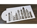 Cake Decoration Fondant Stencils - City; PET; 5 pcs /set; 26*12.9cm (MB-14180_EBB)