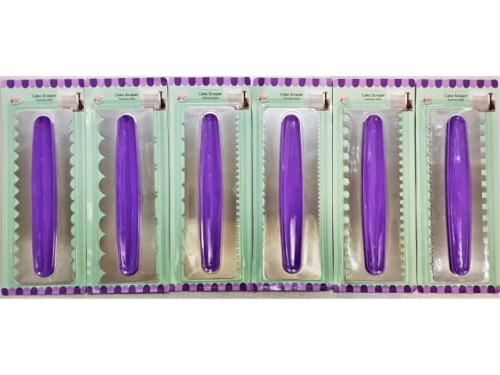 Cake Icing Comb -  6 Designs mix (20210609-16A)