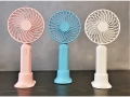 Mini Hand Fan with USB - 1200 mah battery; mix colours  (EGD00660J)