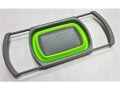 Foldable Retractable Sink Drain Basket silicon 39x26cm  (EKW00604J)