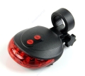 Rear bicycle lamp LED + laser (MB-0033)
