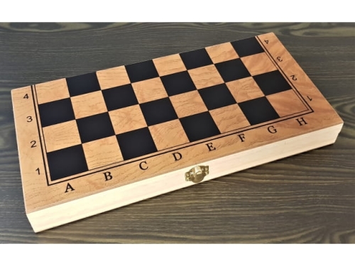 Wooden chessboard 34x34cm   (ECG1112)