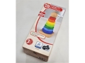 Wooden pyramid tower 19 cm   MB-14301