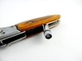 Side pocket knife spring knife 21cm wood torch