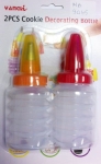 Cake decorator cakes bottle 2 pcs  MB-9045