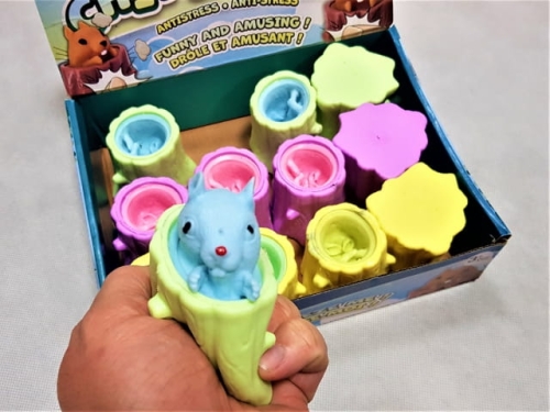 Squeese Toy - Pop up Eichhörnchen ECG935S