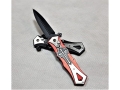 Foldable Pocket Knife - Cross design; 20cm  (ETL805P)