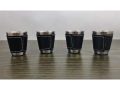Wine Cups with Leather Covers - 4pc set  (EKW2215)