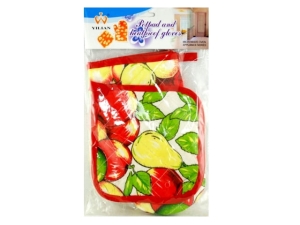 Kitchen set: glove and pad  MJ2742