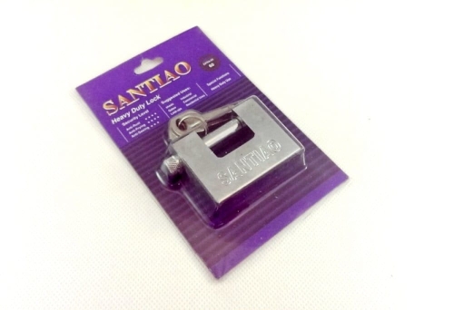 Chrome Padlock (Closed Shackle) - 60 mm (EHO1509J, MJ6280)