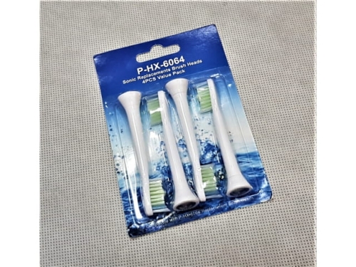 Toothbrush Heads sonic brush P-HX-6064 - 4pcs/Card  (EHO1930J)
