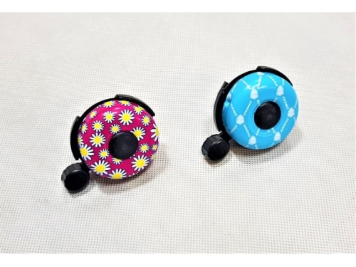 Bicycle Bell-Aluminium, flower design   (EBM12P)
