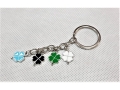 Flat Bunch clover Keychain - 12pcs/pack  (EKC131P)