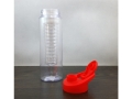 Water bottle with insert for fruit or ice  MB-10237