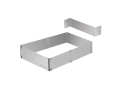 Cake Ring - Metal; Rectangle; (Adjustable) - 34*54*5Cm (EBB85P)