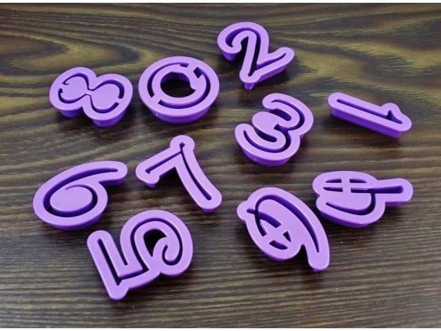 Numbers Mould Form MJ9669