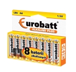 Battery Alkaline Batteries Plus LR6- HP8 Eurobatt
