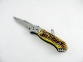 Side pocket knife spring knife 21 cm bone torch  MB-9243